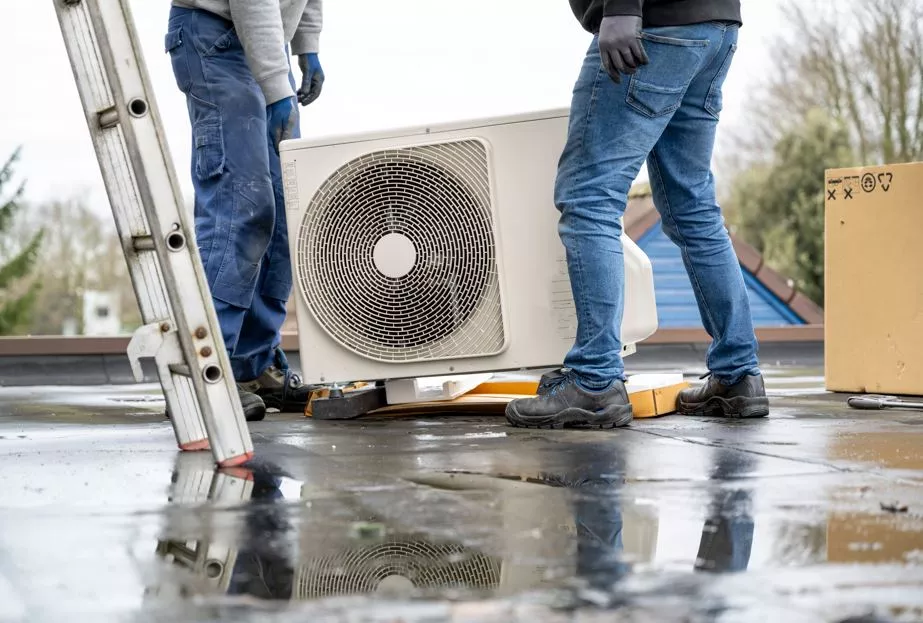 commercial hvac rooftop installation
